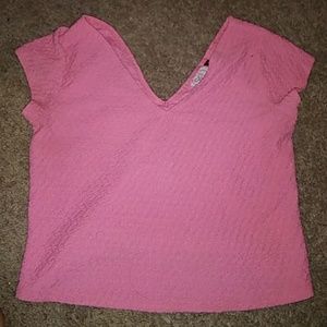 Cute peach colored crop top